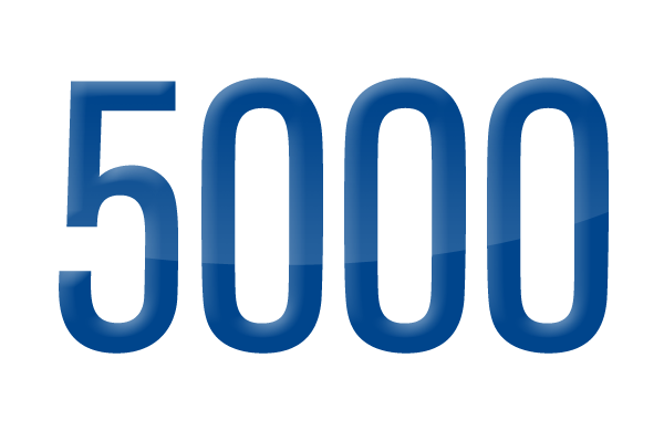 Milestone: 5,000