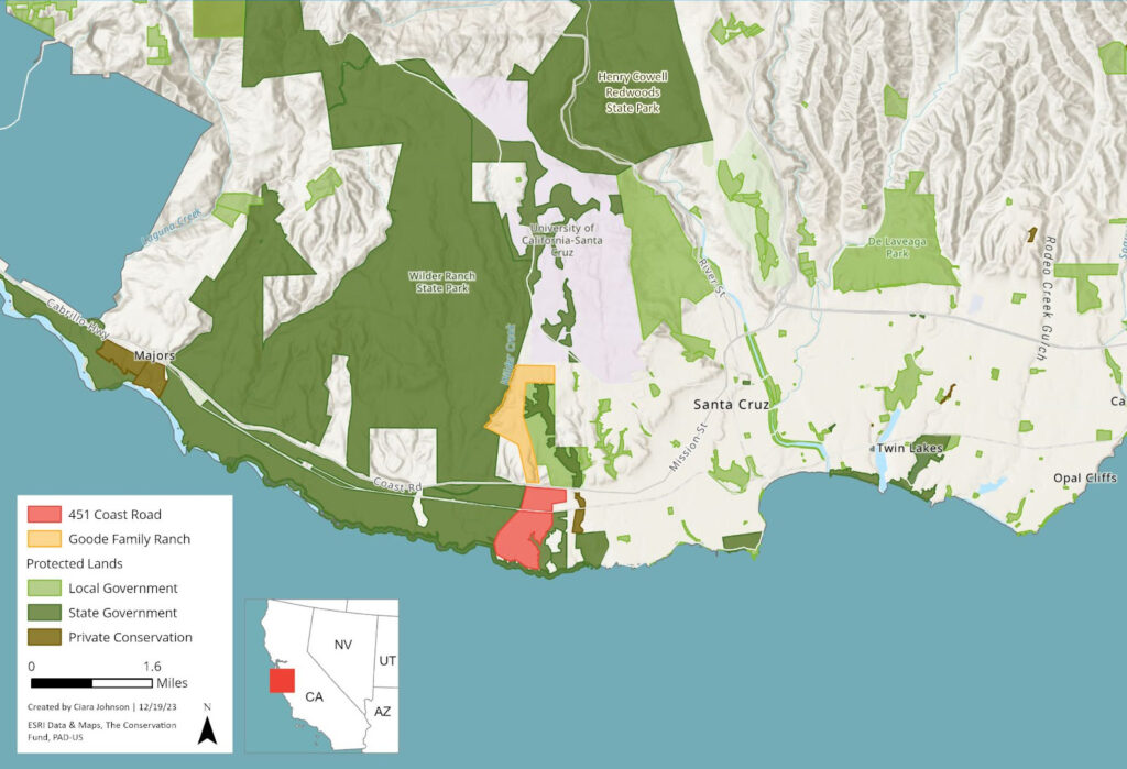 map of coastal property